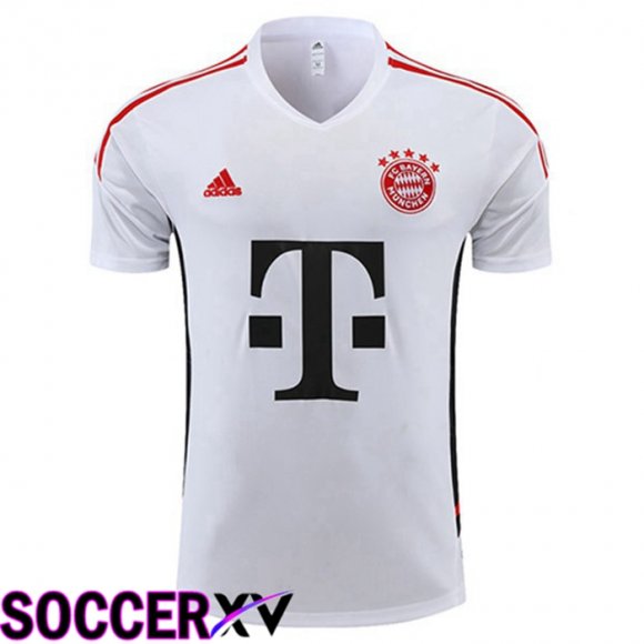 Bayern Munich Training T Jersey White 2022/2023