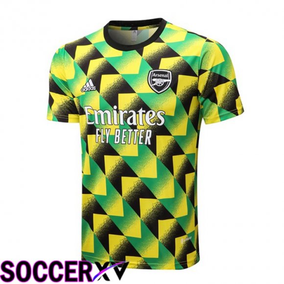 FC Arsenal Training T Jersey Green Black 2022/2023