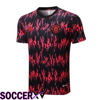 Manchester United Training T Jersey Red Black 2022/2023