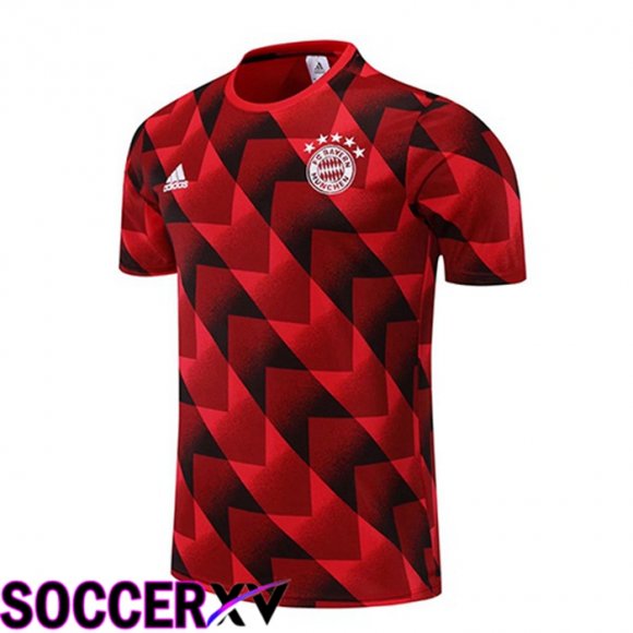 Bayern Munich Training T Jersey Red Black 2022/2023