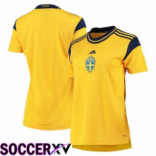 Sweden Womens Home Jersey Yellow Euro 2022