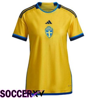 Sweden Womens Home Jersey Yellow 2023/2023