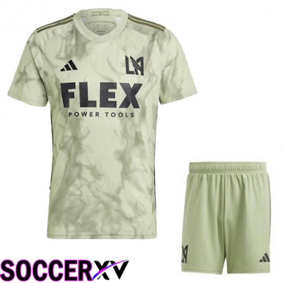 Los Angeles FC Kids Soccer Jersey Away Green 2023/2024