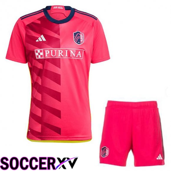 St.Louis City FC Kids Soccer Jersey Home Red 2023/2024