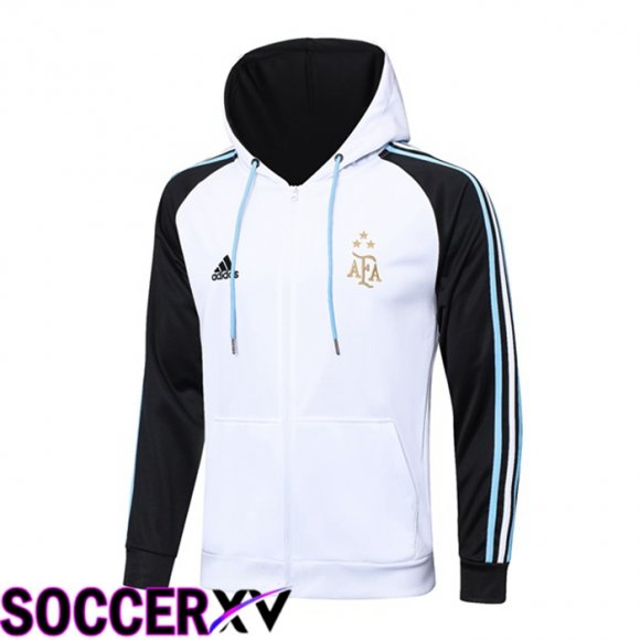 Argentina Training Jacket Hoodie White 2023/2024