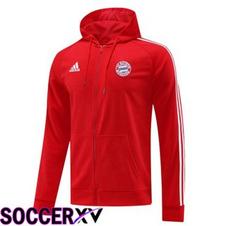 Bayern Munich Training Jacket Hoodie Red 2023/2024