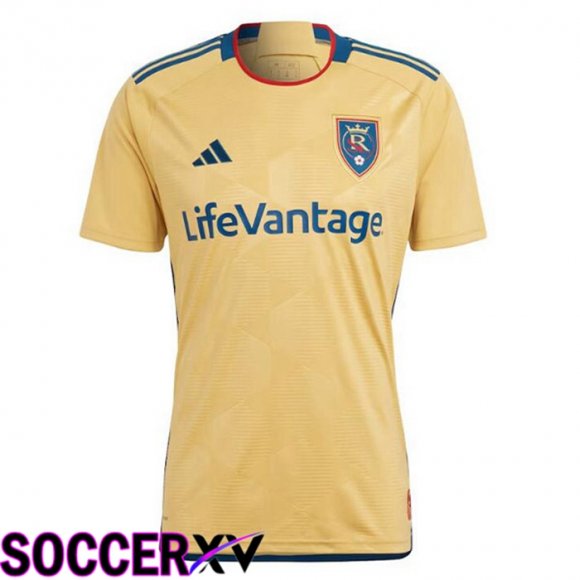 Real Salt Lake Soccer Jersey Away Brown 2023/2024