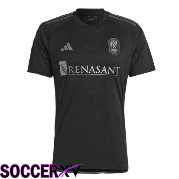 Nashville SC Soccer Jersey Away Black 2023/2024