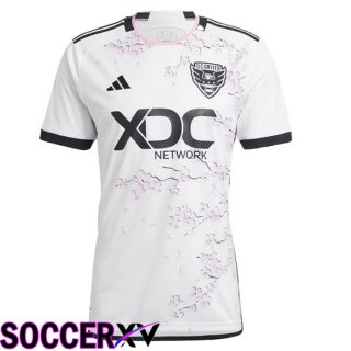 D.C United Soccer Jersey Away White 2023/2024