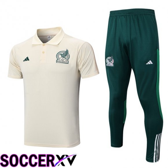 Mexico Soccer Polo + Pants Brown 2023/2024