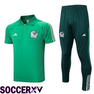 Mexico Soccer Polo + Pants Green 2023/2024