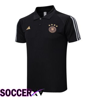 Germany Soccer Polo Black 2023/2024