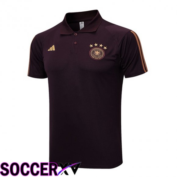 Germany Soccer Polo Brown 2023/2024