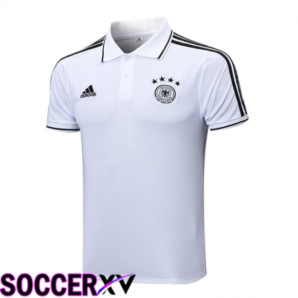 Germany Soccer Polo White 2023/2024