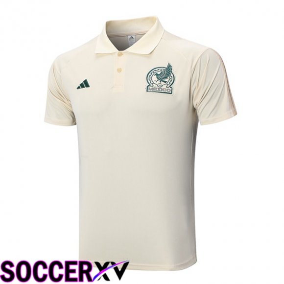 Mexico Soccer Polo Brown 2023/2024