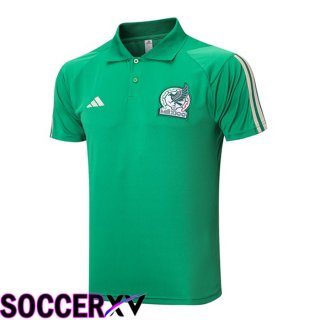 Mexico Soccer Polo Green 2023/2024