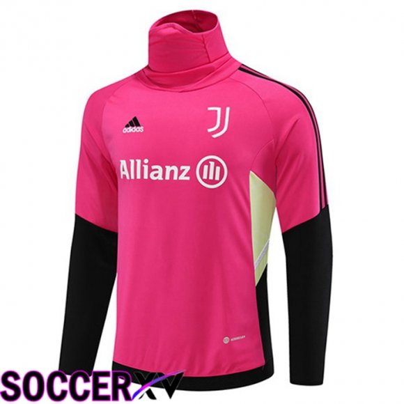 Juventus High collar Training Sweatshirt Red 2023/2024