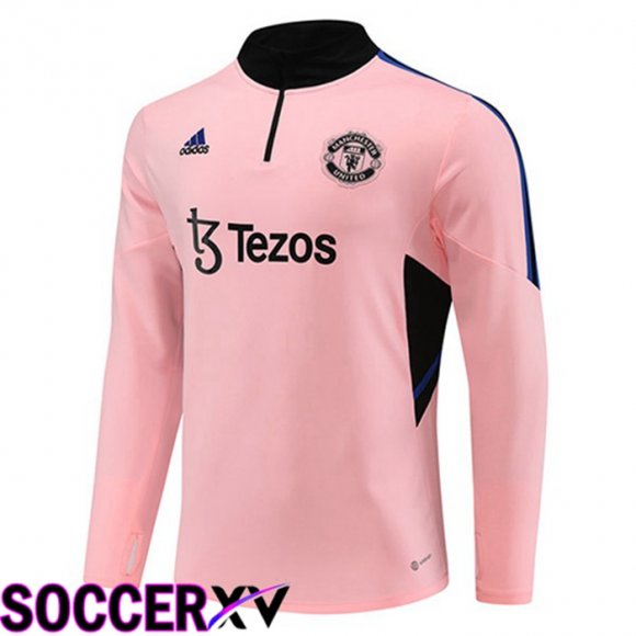 Manchester United Training Sweatshirt Pink 2023/2024