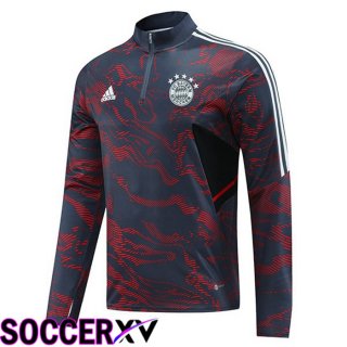 Bayern Munich Training Sweatshirt Red Black 2023/2024