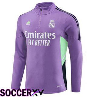 Real Madrid Training Sweatshirt Purple 2023/2024