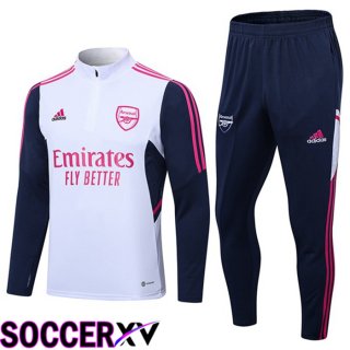 FC Arsenal Training Tracksuit Suit White 2023/2024