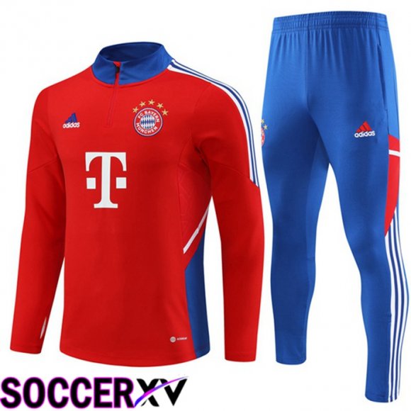 Bayern Munich Training Tracksuit Suit Red 2023/2024