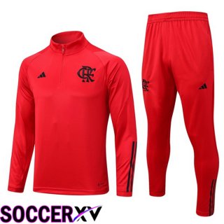 Flamengo Training Tracksuit Suit Red 2023/2024