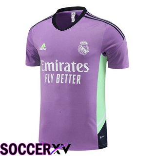 Real Madrid Training T Shirt Purple 2023/2024