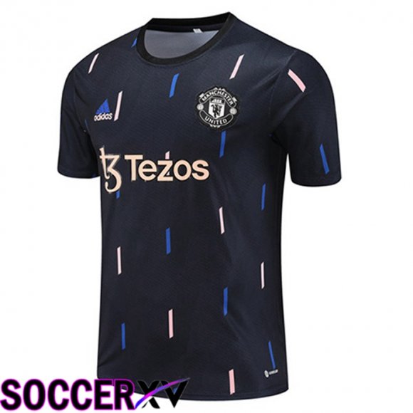 Manchester United Training T Shirt Black 2023/2024