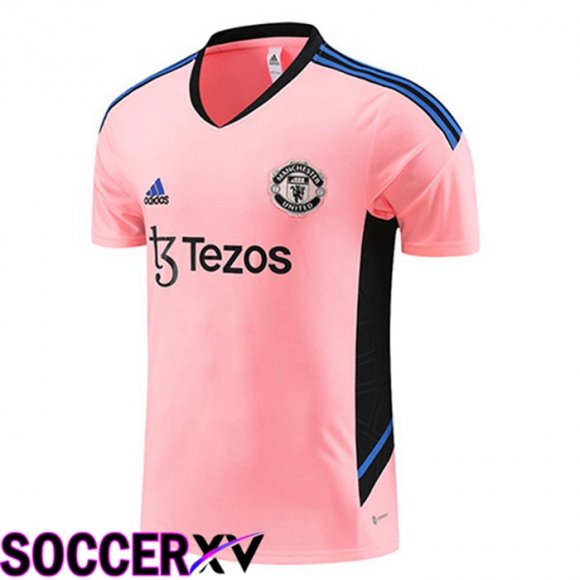 Manchester United Training T Shirt Pink 2023/2024