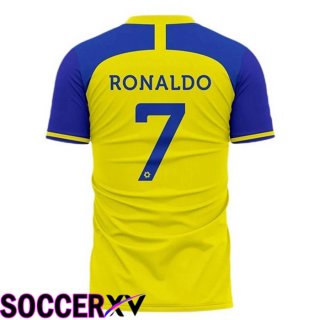 Al-Nassr FC (RONALDO 7) Soccer Jersey Home Yellow 2022/2023