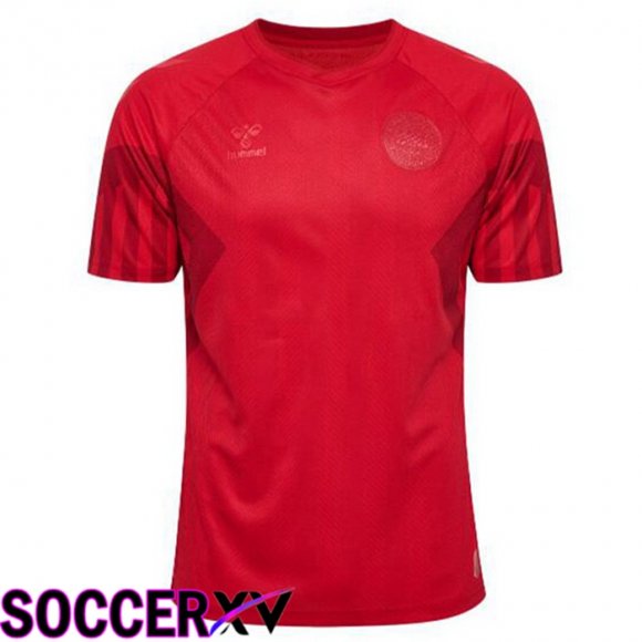 Denmark Home Jersey Red World Cup 2022