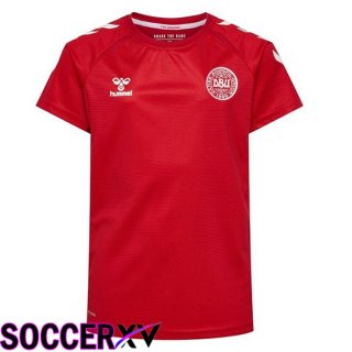 Denmark Womens Home Jersey Red Euro 2022