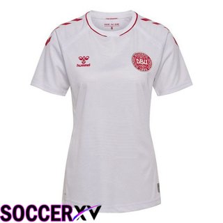 Denmark Womens Away Jersey White Euro 2022