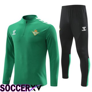 Real Betis Training Tracksuit Suit Green 2023/2024