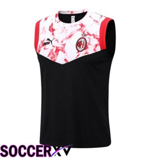 AC Milan Soccer Vest Black White 2022/2023