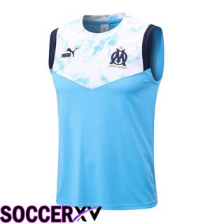 Olympique MarseilleSoccer Vest Blue White 2022/2023