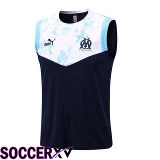 Olympique MarseilleSoccer Vest Black White 2022/2023