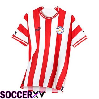 Paraguay Home Jersey Red White 2023/2023