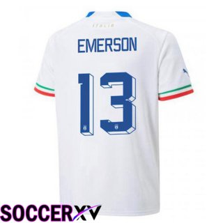 Italy (Emerson 13) Away Jersey White 2023/2023