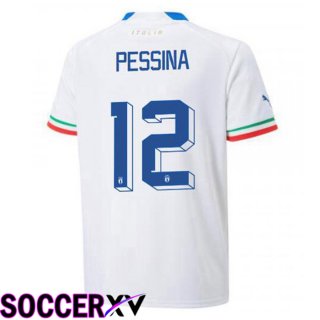 Italy (Pessina 12) Away Jersey White 2023/2023