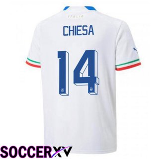 Italy (Chiesa 14) Away Jersey White 2023/2023