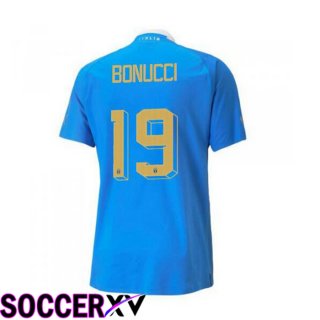 Italy（Bonucci 19）Home Jersey Blue 2023/2023