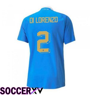 Italy（Di Lorenzo 2）Home Jersey Blue 2023/2023