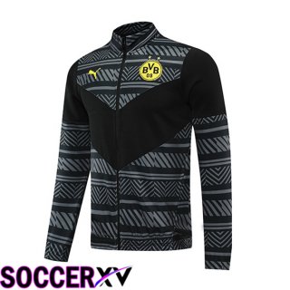 Borussia Dortmund Training Jacket Black Grey 2022/2023