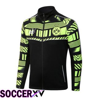 Borussia Dortmund Training Jacket Black Green 2022/2023