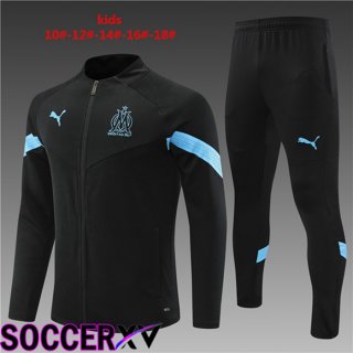 Olympique MarseilleKids Training Jacket Suit Black 2022/2023