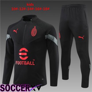 AC Milan Kids Training Jacket Suit Black 2022/2023