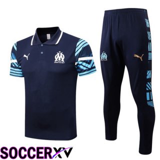 Olympique MarseillePolo Jersey + Pants Royal Blue 2022/2023