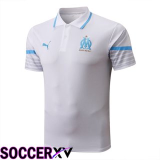 Olympique MarseillePolo Jersey White 2022/2023